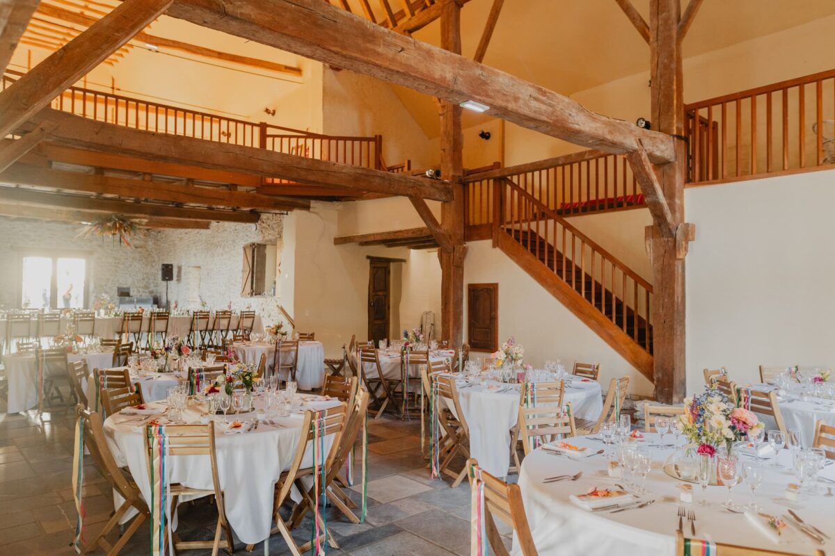 Disposition de tables rondes